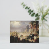 キリストがエルサレムに入ること ポストカード (スタンド正面)