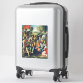 キリストがカルバリーに行く シール (スーツケース)