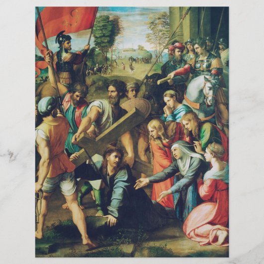 キリストがカルバリーに行く チラシ (正面)