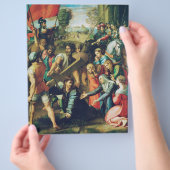 キリストがカルバリーに行く チラシ (手)