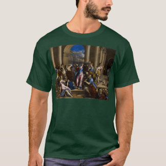 キリストが両替商を神殿から追い出す Tシャツ