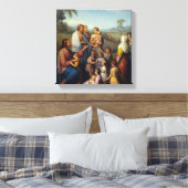 キリストが子どもたちの中で キャンバスプリント (インサイチュ (寝室))