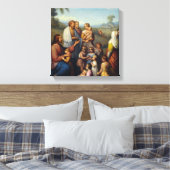 キリストが子どもたちの中で キャンバスプリント (インサイチュ (寝室))