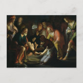キリストが弟子たちの足を洗う， 1623 ポストカード (正面)
