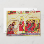 キリストが弟子たちを洗う足 ポストカード (正面/裏面)