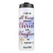 キリストが強まる:輝く信仰 タンブラー (正面)