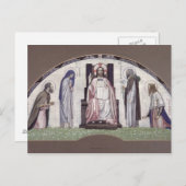 キリストが王座に着いている図 ポストカード (正面/裏面)