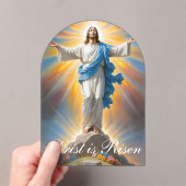 キリストが現れたことを喜ぶ アクリル招待状 (インサイチュ (ポータブル))