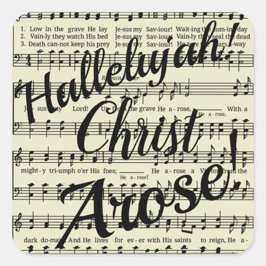 キリストが現れた スクエアシール (正面)