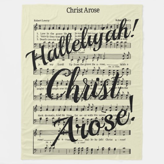 キリストが現れた フリースブランケット (正面)