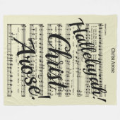 キリストが現れた フリースブランケット (正面(横))