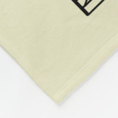 キリストが現れた フリースブランケット (角)