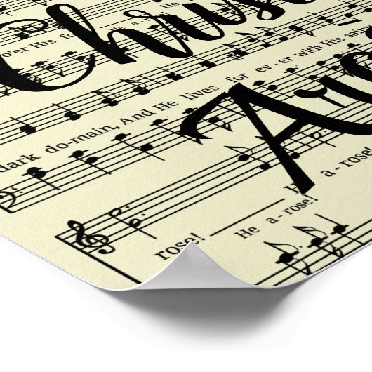 キリストが現れた ポスター (角)