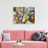 キリストが盲人を癒す キャンバスプリント (インサイチュ (リビング))