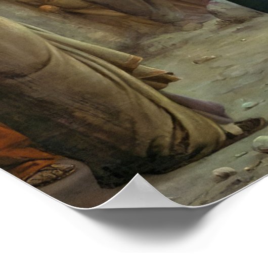 キリストが盲人を癒す ポスター (角)