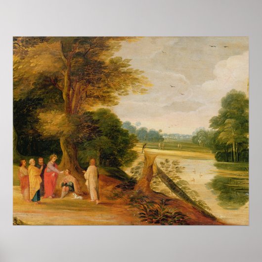 キリストが盲人を癒す ポスター (正面)