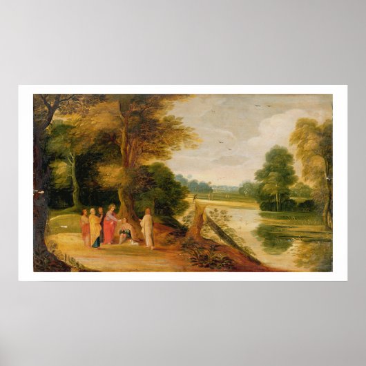 キリストが盲人を癒す ポスター (正面)