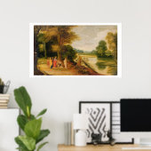 キリストが盲人を癒す ポスター (ホームオフィス)