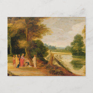 キリストが盲人を癒す ポストカード