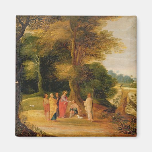 キリストが盲人を癒す マグネット (正面)