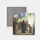 キリストが盲人を癒す マグネット (正面/裏面)