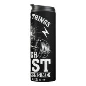 キリストが私を強めるフィリップス・グラフィック タンブラー (回転右)