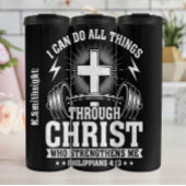 キリストが私を強めるフィリップス・グラフィック タンブラー