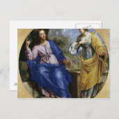 キリストとサマリアの女 ポストカード (正面/裏面)