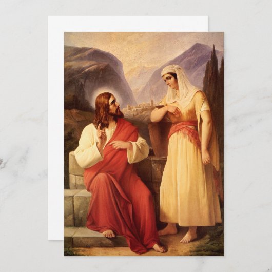 キリストとサマリア人 (正面/裏面)