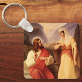 キリストとサマリア人 キーホルダー (正面)