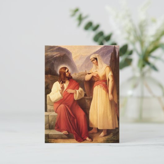 キリストとサマリア人 ポストカード (スタンド正面)