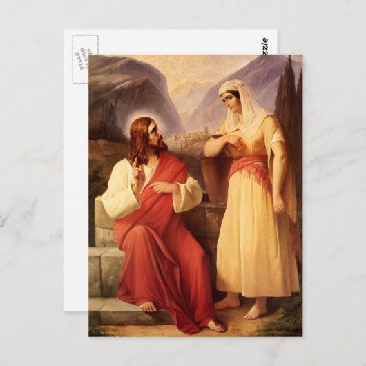 キリストとサマリア人 ポストカード (正面/裏面)