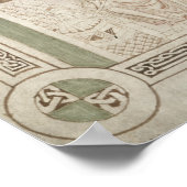 キリストとスクライブの足でオーガスティン ポスター (角)