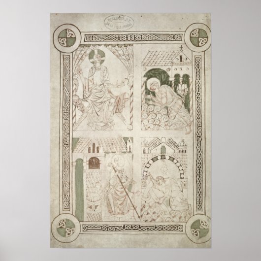 キリストとスクライブの足でオーガスティン ポスター (正面)