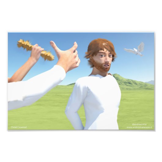 キリストとトーンの冠 フォトプリント            (正面)