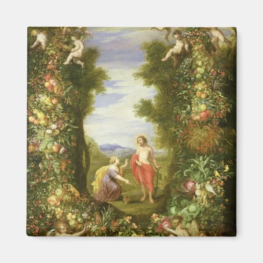 キリストとマリア・マグダレネ マグネット (正面)