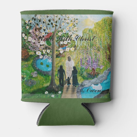 キリストと一緒に歩くクーラーボックス 缶クーラー (正面)