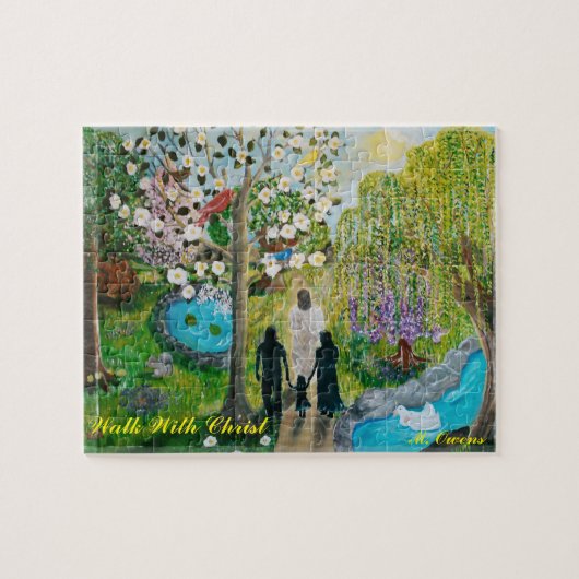 キリストと一緒に歩くパズル ジグソーパズル (横)
