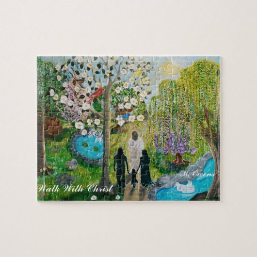 キリストと一緒に歩くパズル ジグソーパズル (横)