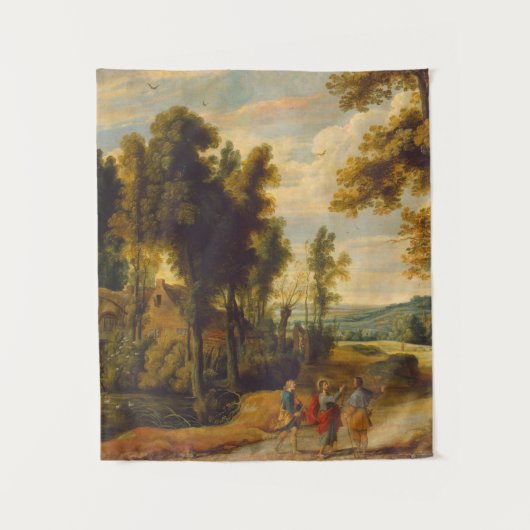 キリストと共にemmausへ歩くこと タペストリー (正面)