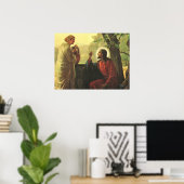 キリストと善きサマリア人 井戸で ポスター (ホームオフィス)