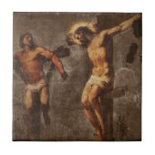 キリストと善良な泥棒 タイル (正面)