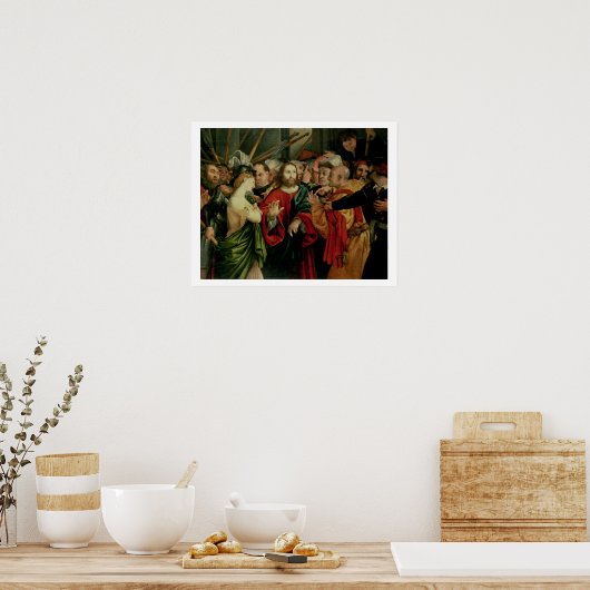 キリストと女が姦淫に巻き込まれる2 ポスター (キッチン)