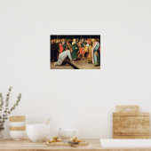 キリストと姦淫に連れ出された女性, 1628 ポスター (キッチン)