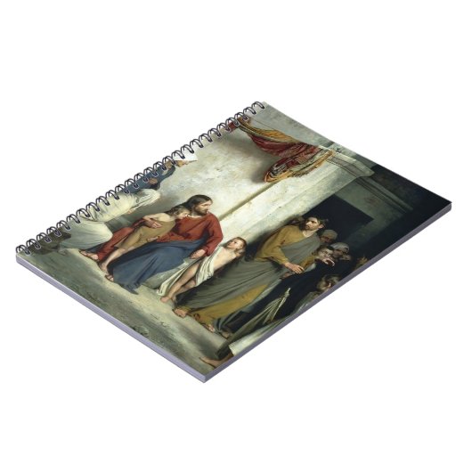 キリストと子ども達はカール・ブロッホ(Carl Bloch)による宗教的 ノートブック (左側)