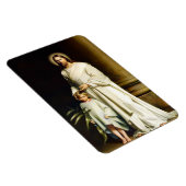 キリストと子供。ファインアートイースターギフト マグネット (右側)