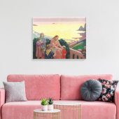 キリストと子供， 1910 キャンバスプリント (インサイチュ (リビング))