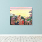 キリストと子供， 1910 キャンバスプリント (インサイチュ (ウッドフロア))