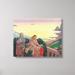 キリストと子供， 1910 キャンバスプリント