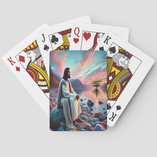 キリストと永遠の海 トランプ (裏面)